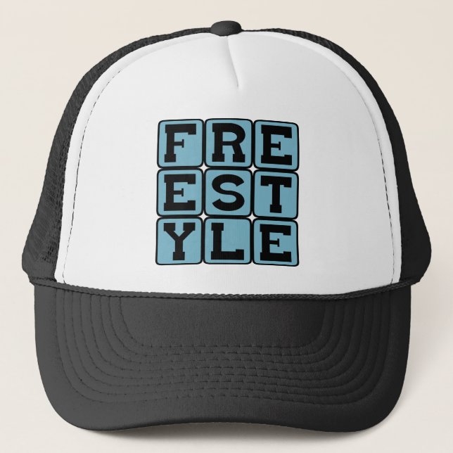 Freestyle, Extreme Sports Trucker Hat (Front)