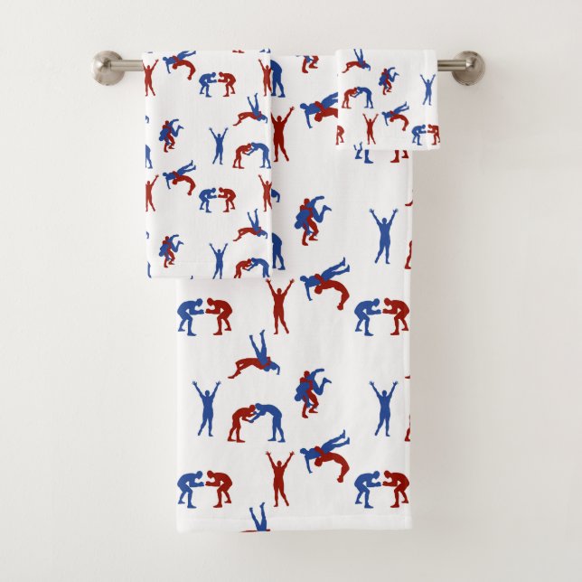 Freestyle Greco Roman Wrestling Bath Towel Set (Insitu)