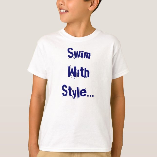Freestyle Kids Swim Tshirt (Front)