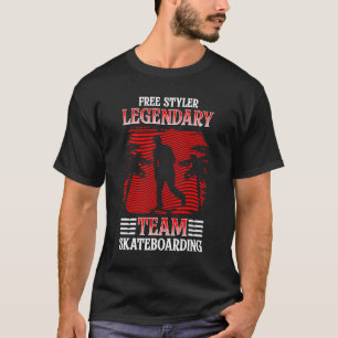 Freestyle Legendary Team Skateboarding T-Shirt