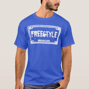 Freestyle Music Lover Vintage Inspired Distressed T-Shirt