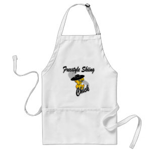 Freestyle Skiing Chick #4 Standard Apron