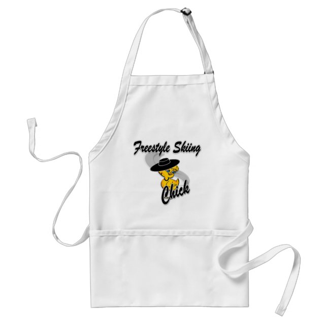Freestyle Skiing Chick #4 Standard Apron (Front)