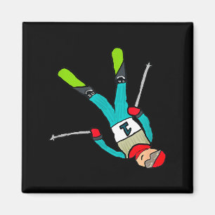 Freestyle skiing magnet