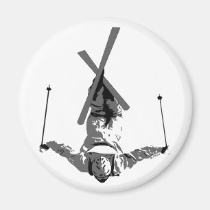 Freestyle Skiing Magnet