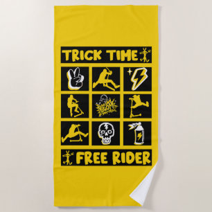 Freestyle Trick Scooter Beach Towel