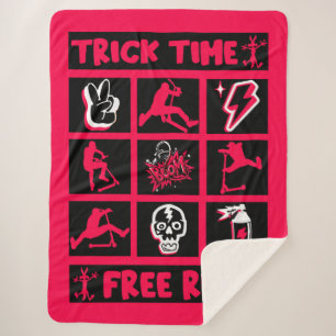 Freestyle Trick Scooter Sherpa Blanket