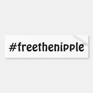 #freethenipple bumper sticker