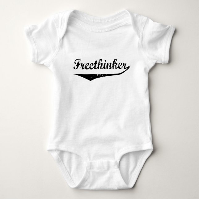 Freethinker 2 baby bodysuit (Front)