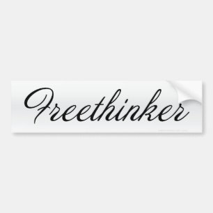 Freethinker Bumper Sticker