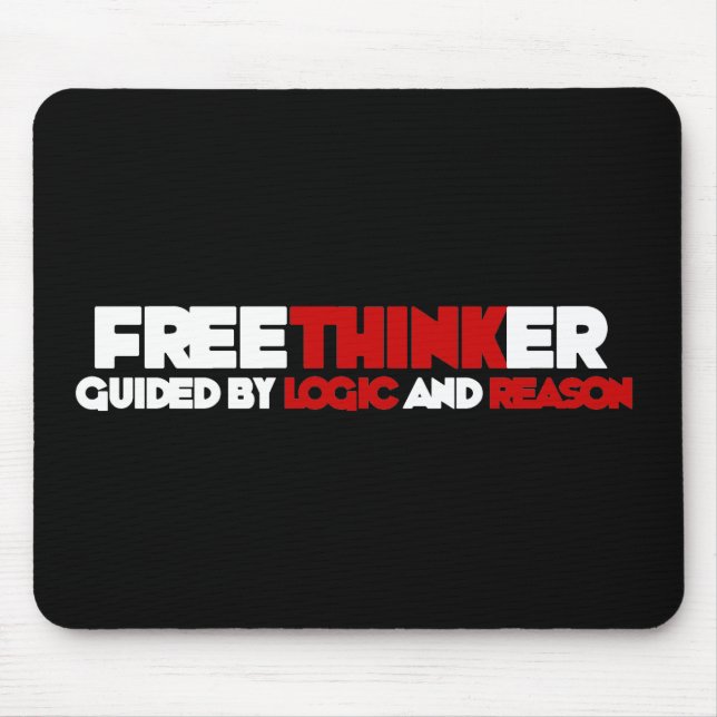 Freethinker Mouse Mat (Front)