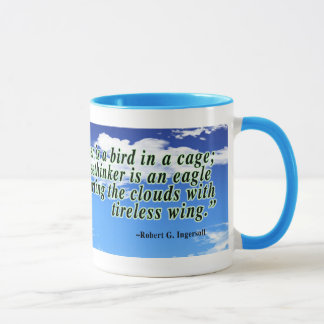 Freethinker quote mug