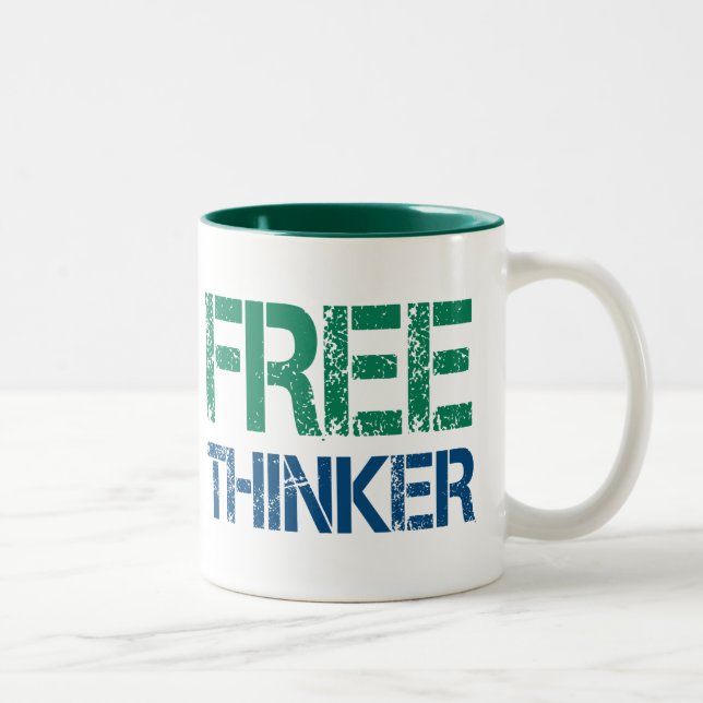freethinker Two-Tone coffee mug (Right)