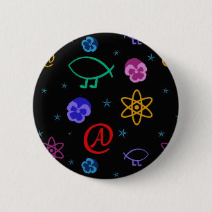 Freethought Atheist Customisable Button