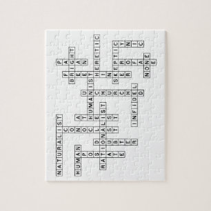 Freethought Crossword Jigsaw Puzzle