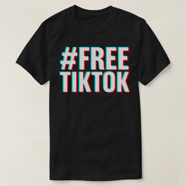 FREETIKTOK TikTok Banned T-Shirt (Design Front)