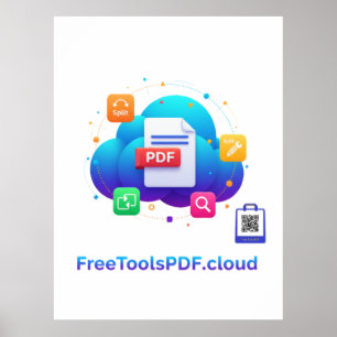 FreeToolsPDF – Fun Digital Power on Your Shirt! Poster