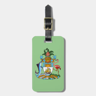 Freetown, Bahamas with Coat of Arms (Eleuthera) Luggage Tag