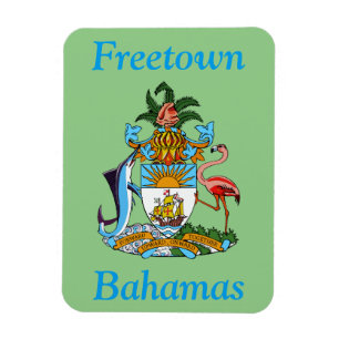 Freetown, Bahamas with Coat of Arms (Eleuthera) Magnet