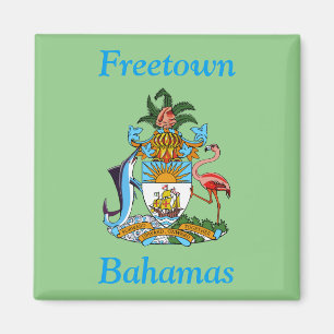 Freetown, Bahamas with Coat of Arms (Eleuthera) Magnet