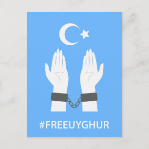 #FREEUYGHUR POSTCARD