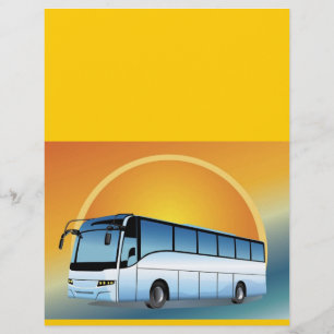 FreeVector-Bus Transportation travel touring Flyer