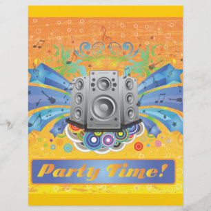 FreeVector-Party-Footage.ai Flyer