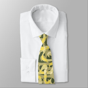 Freeway Abstract Retro Two-Side Print Tie