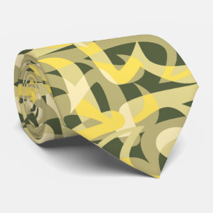 Freeway Abstract Retro Two-Side Print Tie