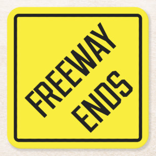 Freeway Ends Paper Coaster