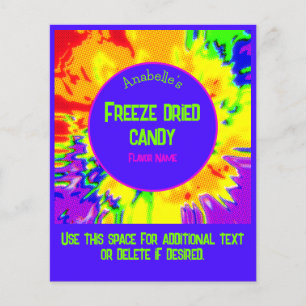 Freeze Dried Candy Colourful Custom Business Flyer