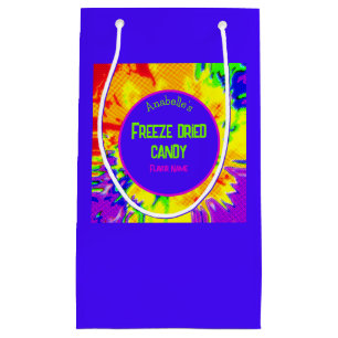 Freeze Dried Candy Colourful Custom Promotional Small Gift Bag