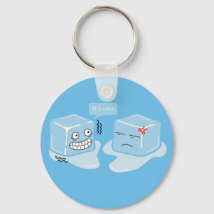 Freezing Ice Cube - Keychain