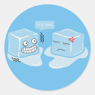 Freezing Ice Cube - Sticker