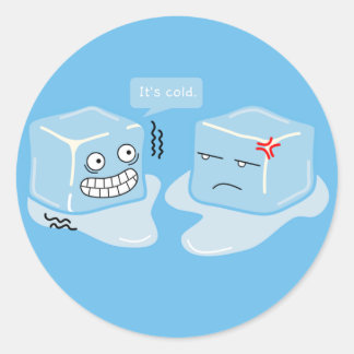 Freezing Ice Cube - Sticker
