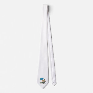 freezing my bulbs off xmas lights funny cartoon tie