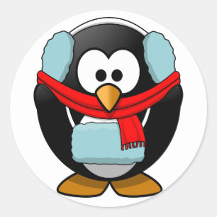 Freezing Penguin Stickers