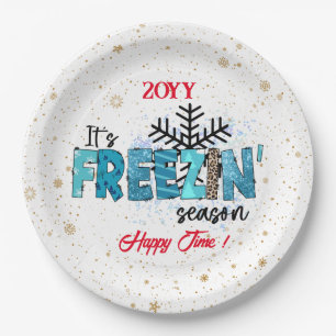 Freezing Season Customise Paper Plate