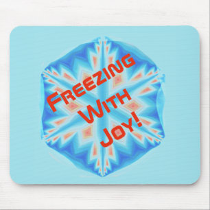 Freezing with Joy! Mouse Mat