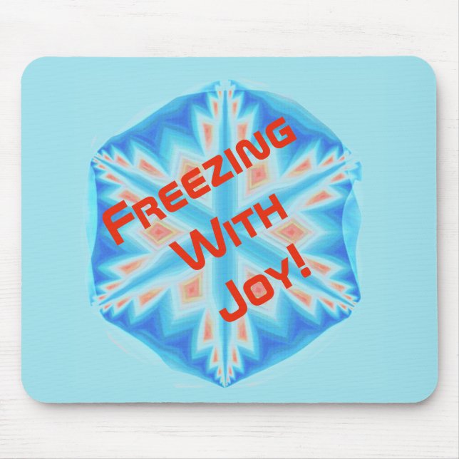 Freezing with Joy! Mouse Mat (Front)