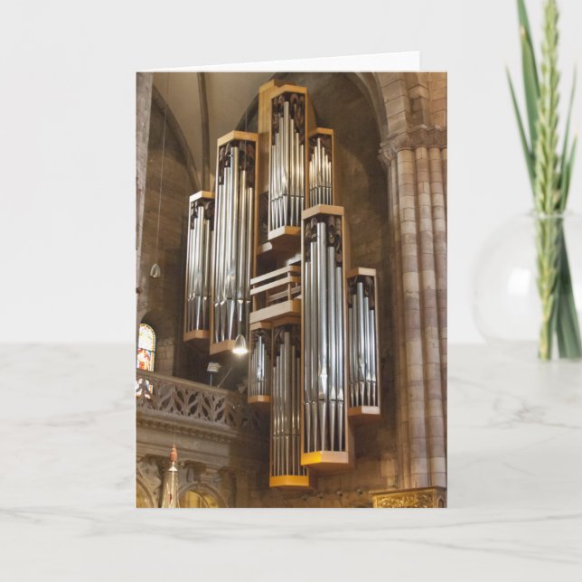 Freiburg Cathedral organ Card (Front)