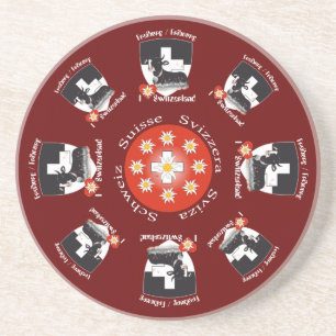 Freiburg - Fribourg - Schweiz - Suisse Untersetzer Coaster