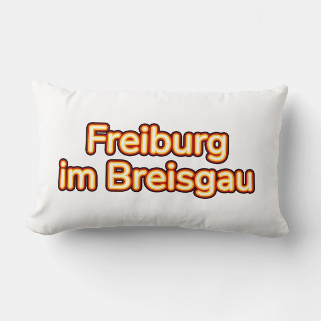 Freiburg im Breisgau Deutschland Germany Lumbar Cushion (Front)