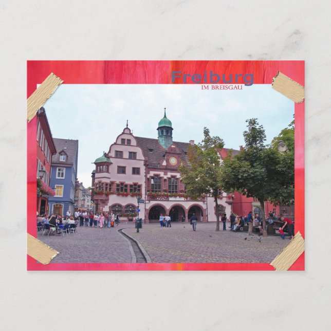 Freiburg im Breisgau postcard (Front)