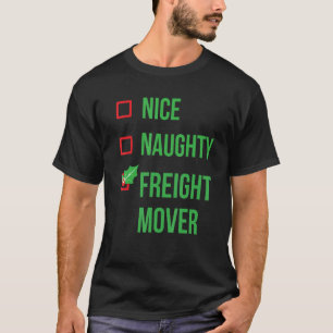 Freight Mover Funny Pajama Christmas T-Shirt