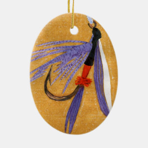 "Freight Train""Classic Wet Fly Christmas Ornament