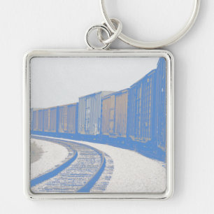 Freight Train Key Ring