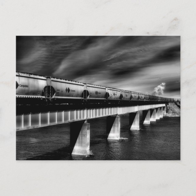 Freight Train Post Card (Front)