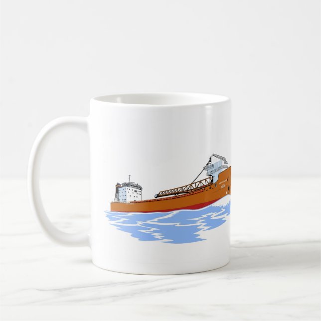 Freighter Mark W. Barker Coffee Mug (Left)