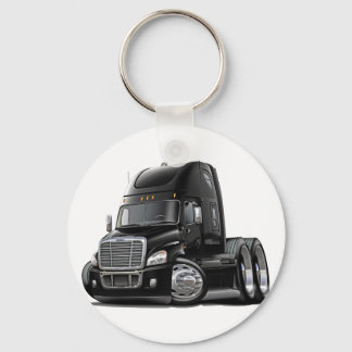 Freightliner Cascadia Black Truck Key Ring
